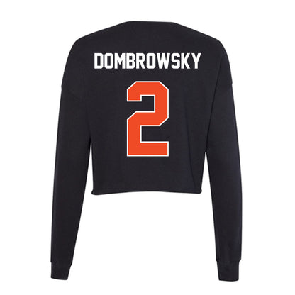 Boise State - NCAA Football : Gavin Dombrowsky - Women's Cropped Crew Fleece-1