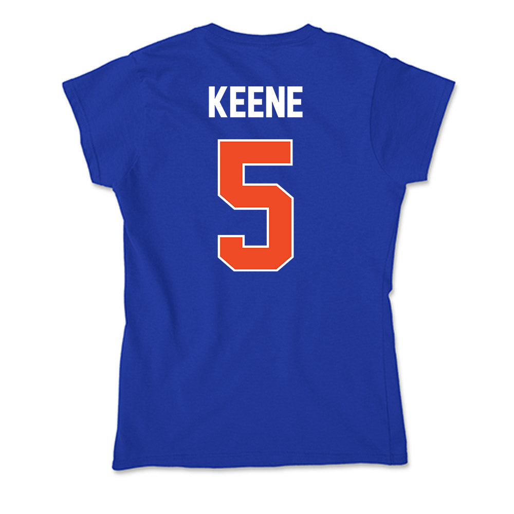 Boise State - NCAA Men's Basketball : Rj Keene - Soft Style Women’s T-Shirt-1
