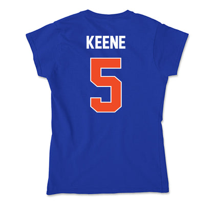 Boise State - NCAA Men's Basketball : Rj Keene - Soft Style Women’s T-Shirt-1