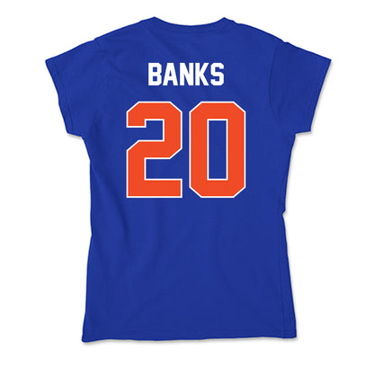 Boise State - NCAA Football : Davon Banks - Soft Style Women’s T-Shirt-1