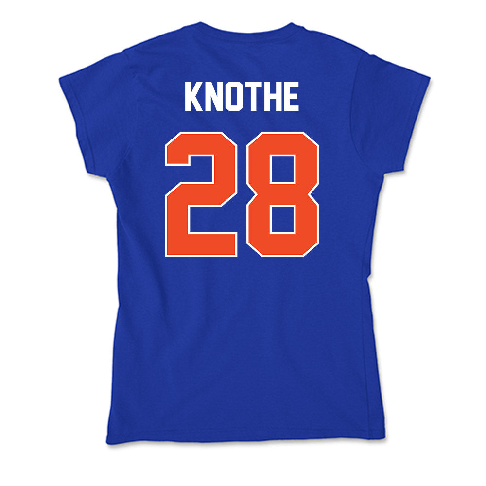 Boise State - NCAA Football : Seth Knothe - Soft Style Women’s T-Shirt-1