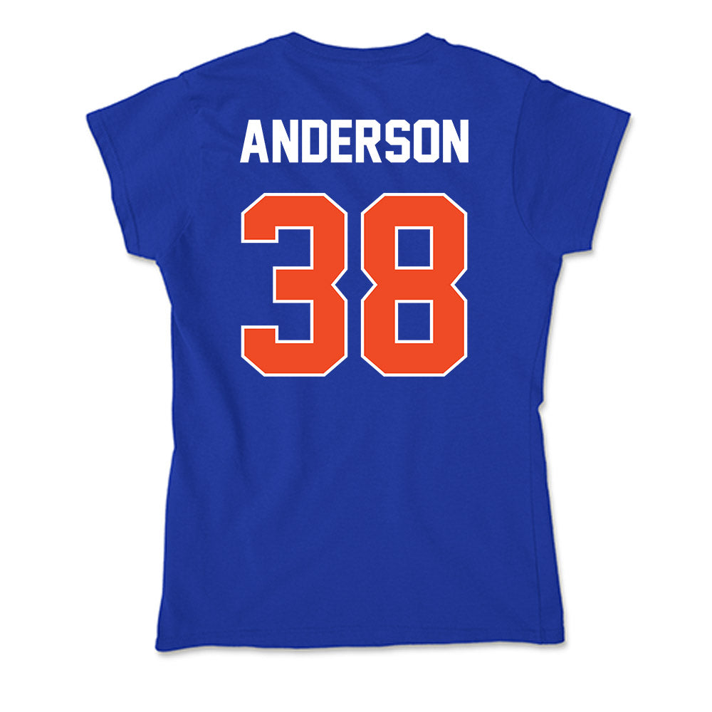 Boise State - NCAA Football : Travis Anderson - Soft Style Women’s T-Shirt-1