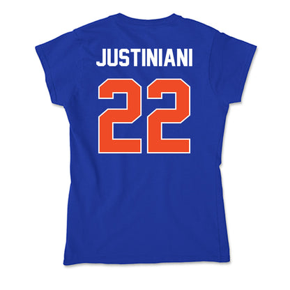 Boise State - NCAA Women's Soccer : Michaela Justiniani - Soft Style Women’s T-Shirt-1