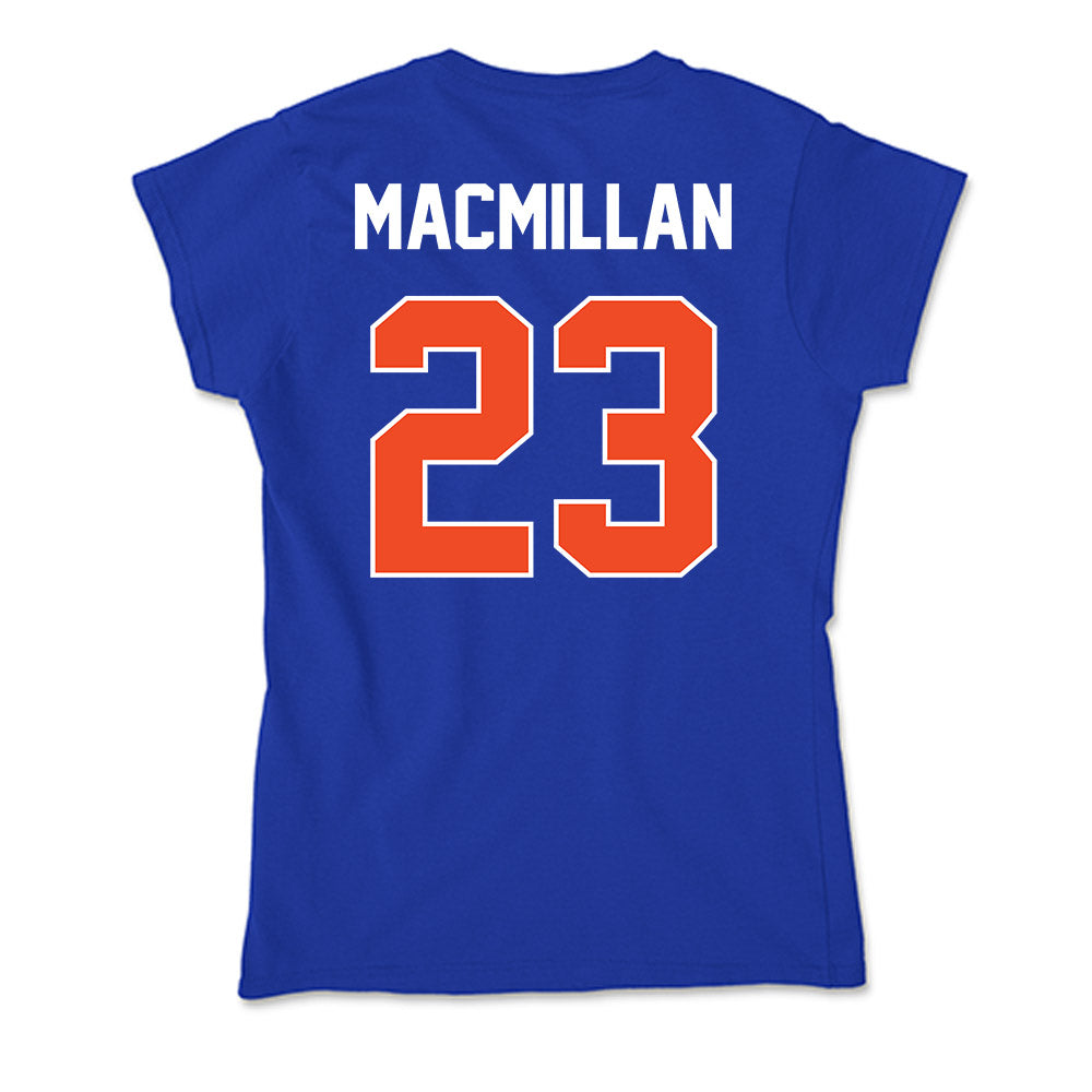 Boise State - NCAA Women's Soccer : Kenzie MacMillan - Soft Style Women’s T-Shirt-1