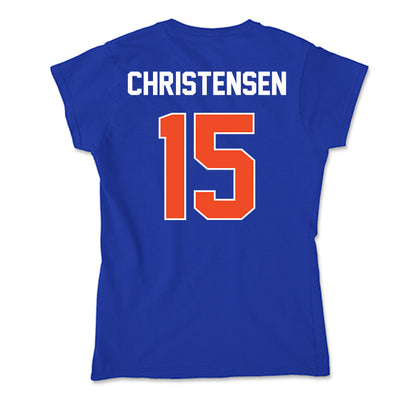 Boise State - NCAA Women's Basketball : Alyssa Christensen - Soft Style Women’s T-Shirt-1