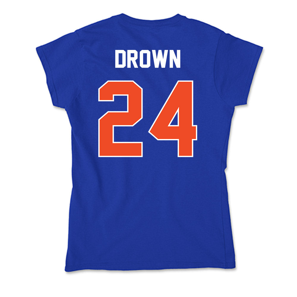Boise State - NCAA Women's Soccer : Sophie Drown - Soft Style Women’s T-Shirt-1