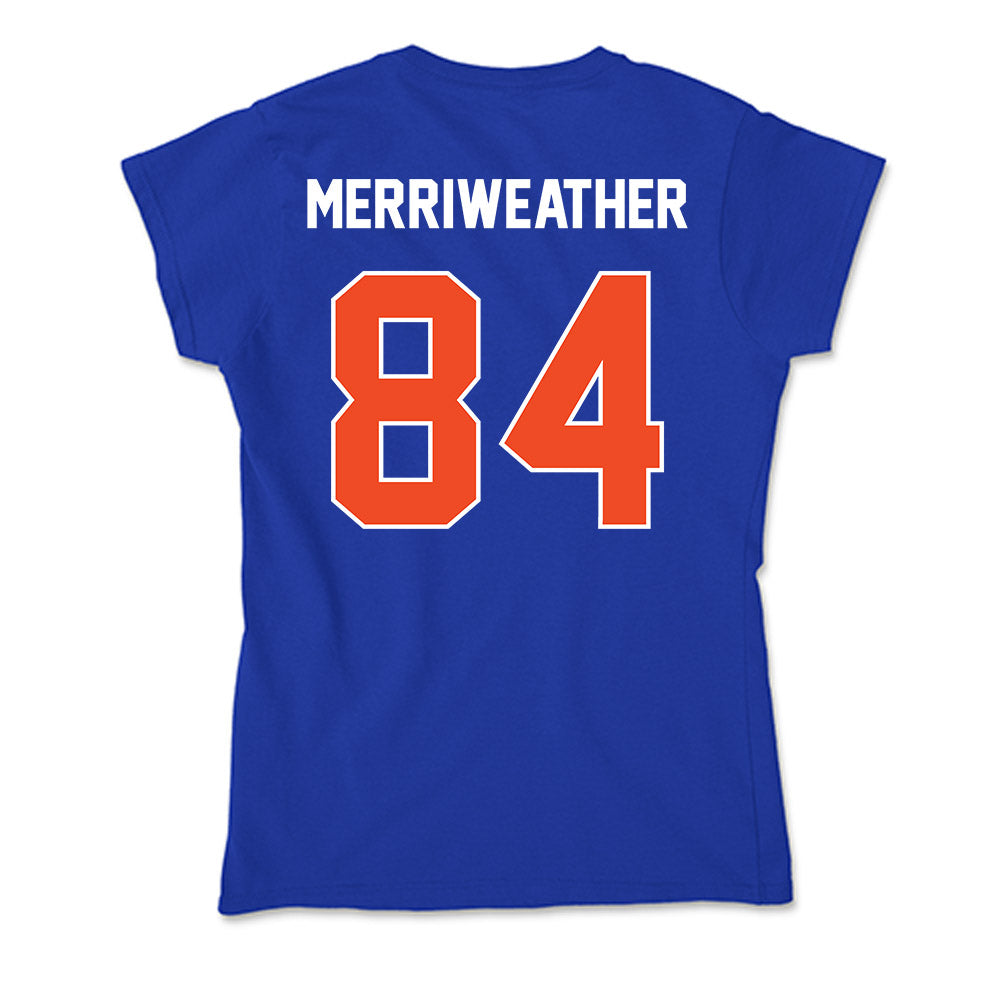 Boise State - NCAA Football : Zamondre Merriweather - Soft Style Women’s T-Shirt-1