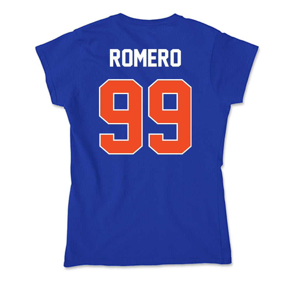 Boise State - NCAA Softball : Sophia Romero - Soft Style Women’s T-Shirt-1
