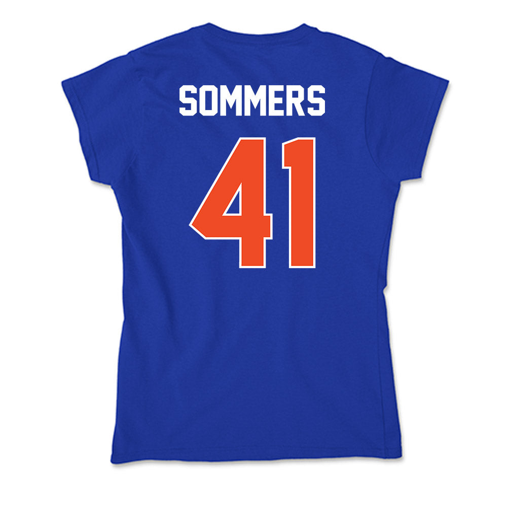 Boise State - NCAA Women's Soccer : Grace Sommers - Soft Style Women’s T-Shirt-1