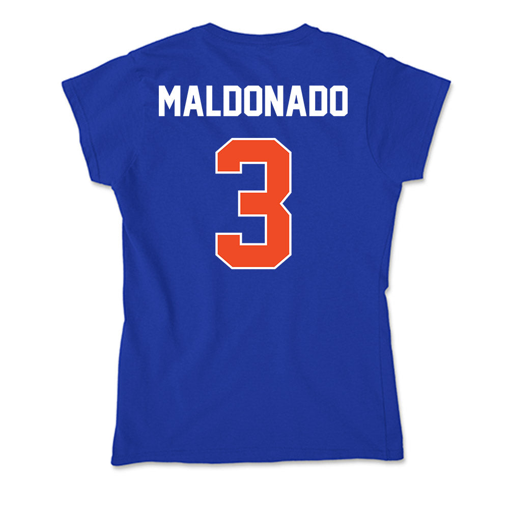 Boise State - NCAA Women's Basketball : Morgan Maldonado - Soft Style Women’s T-Shirt-1