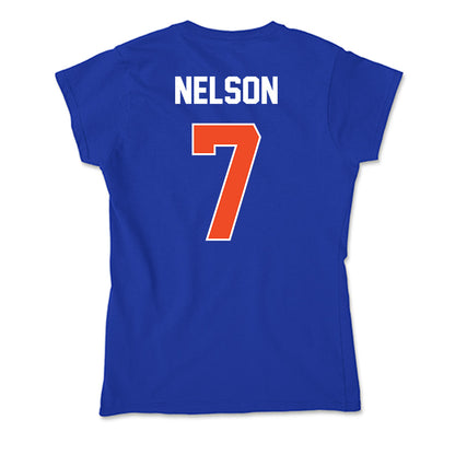 Boise State - NCAA Football : Malachi Nelson - Soft Style Women’s T-Shirt-1