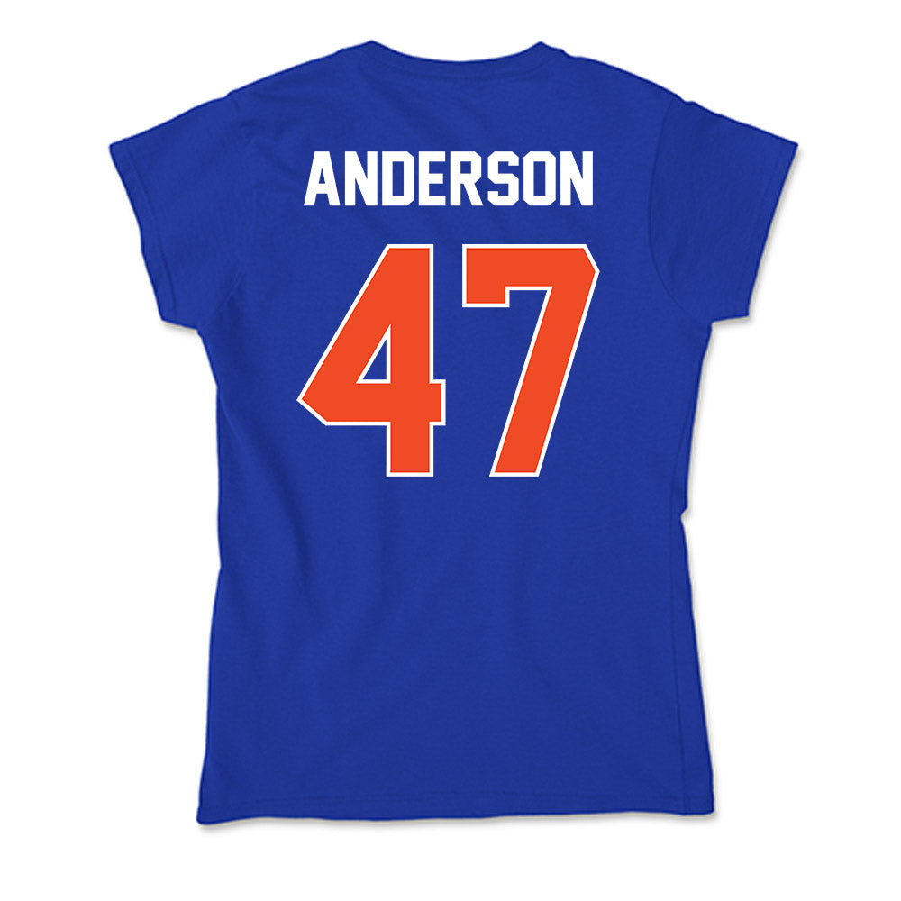 Boise State - NCAA Football : Kaden Anderson - Soft Style Women’s T-Shirt-1