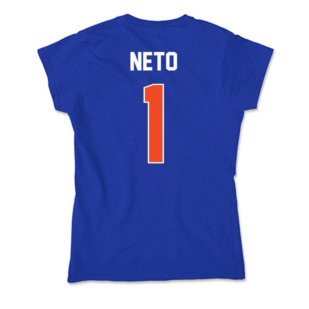 Boise State - NCAA Men's Basketball : Aginaldo Neto - Soft Style Women’s T-Shirt-1