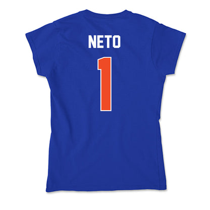 Boise State - NCAA Men's Basketball : Aginaldo Neto - Soft Style Women’s T-Shirt-1