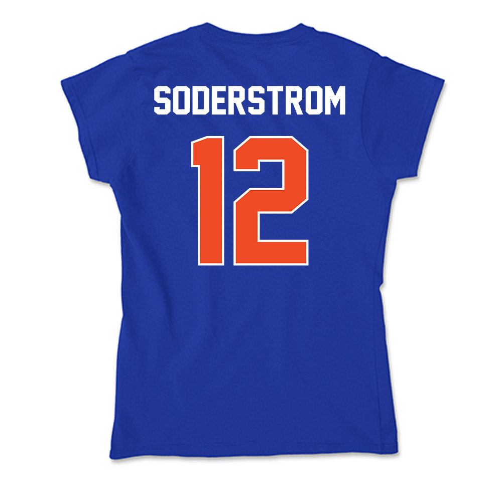 Boise State - NCAA Women's Soccer : Kayla Soderstrom - Soft Style Women’s T-Shirt-1