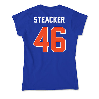 Boise State - NCAA Football : Hunter Steacker - Soft Style Women’s T-Shirt-1