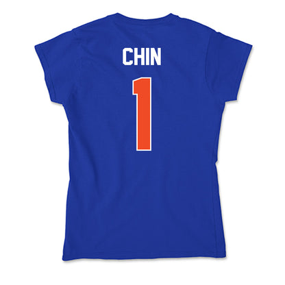 Boise State - NCAA Men's Tennis : John Chin - Soft Style Women’s T-Shirt-1
