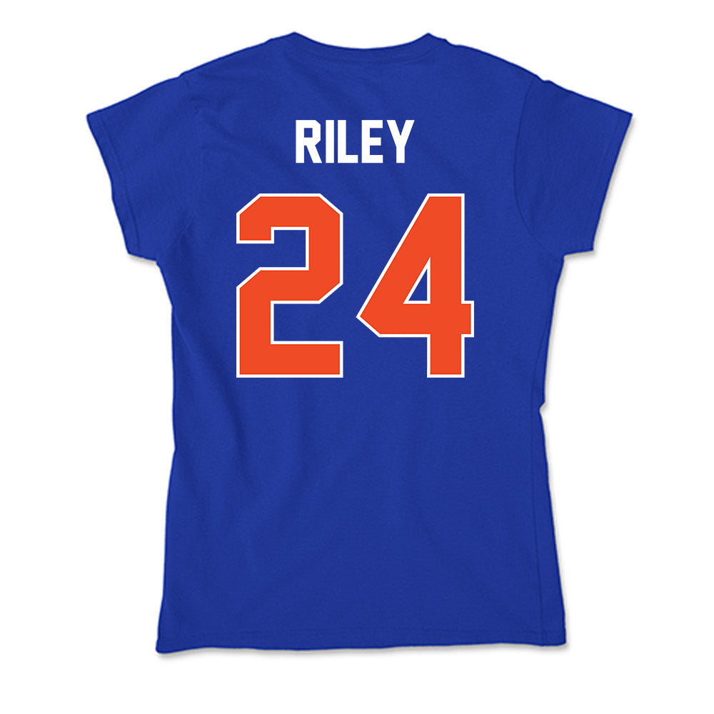 Boise State - NCAA Football : Dylan Riley - Soft Style Women’s T-Shirt-1