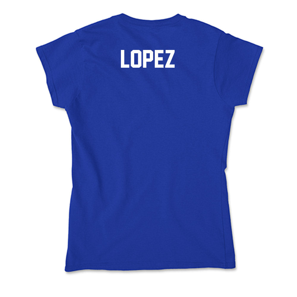 Boise State - NCAA Women's Gymnastics : Emily Lopez - Soft Style Women’s T-Shirt-1