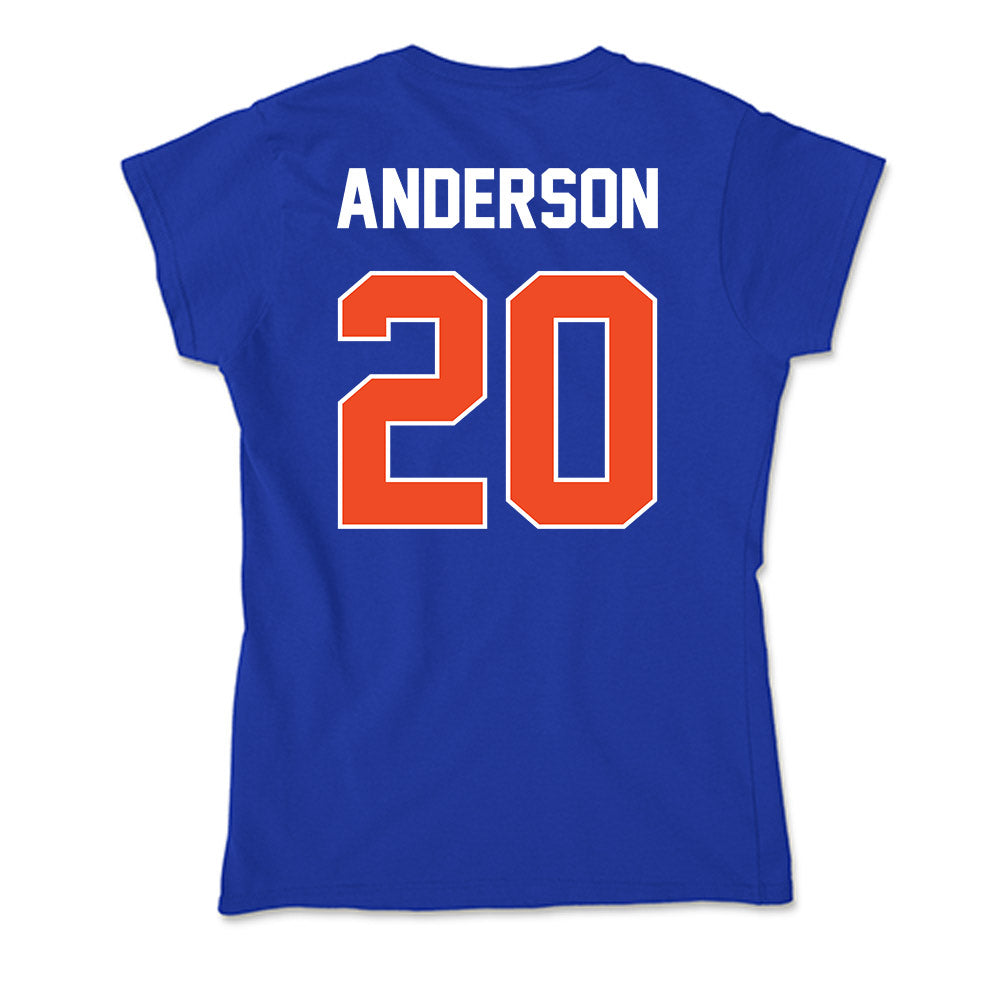 Boise State - NCAA Women's Soccer : Jillian Anderson - Soft Style Women’s T-Shirt-1