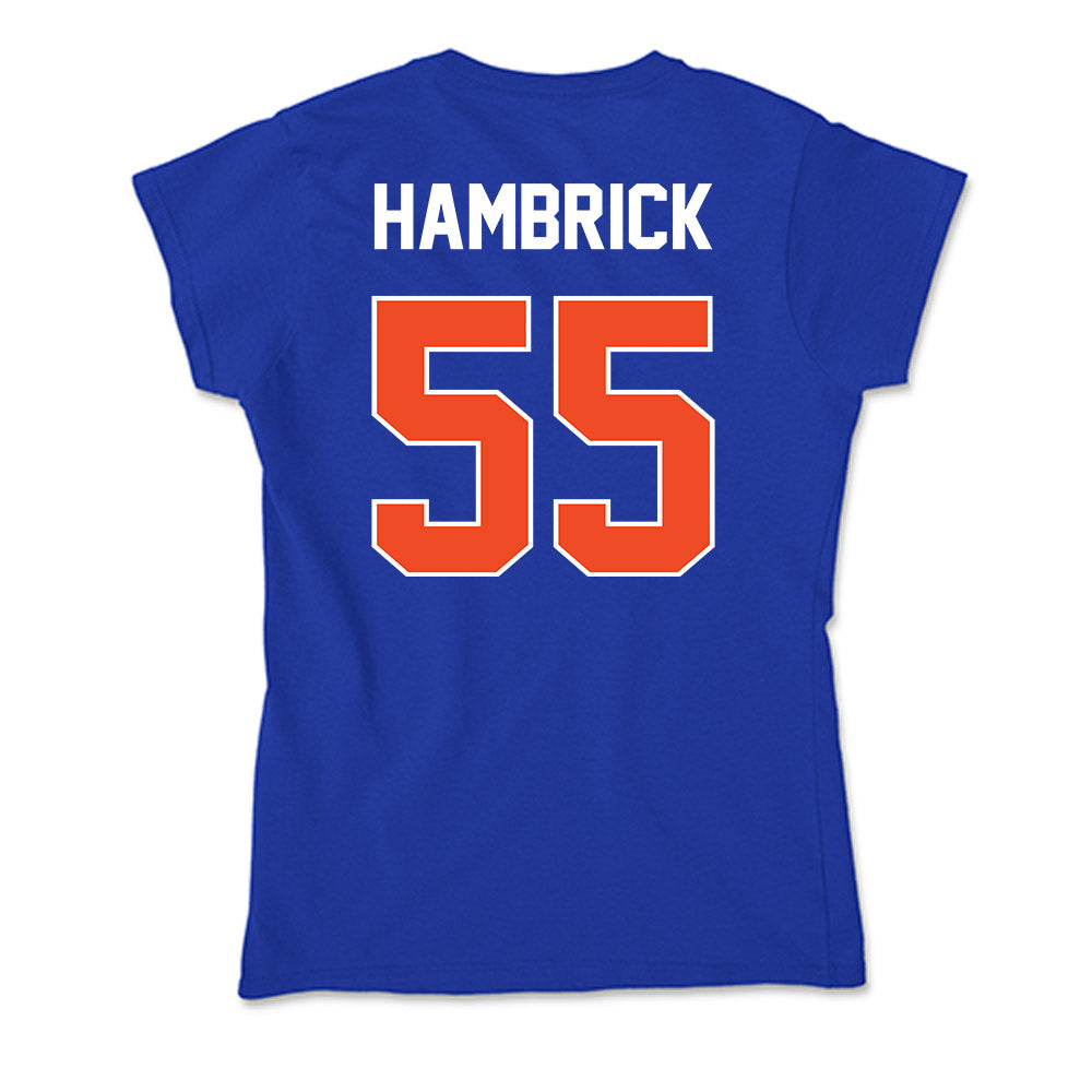 Boise State - NCAA Football : Gavin Hambrick - Soft Style Women’s T-Shirt-1