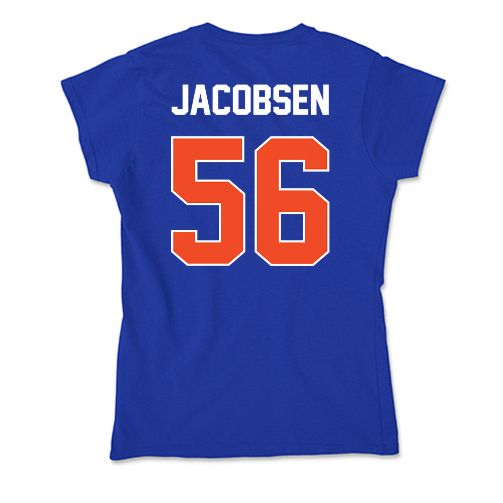 Boise State - NCAA Football : Mason Jacobsen - Soft Style Women’s T-Shirt-1