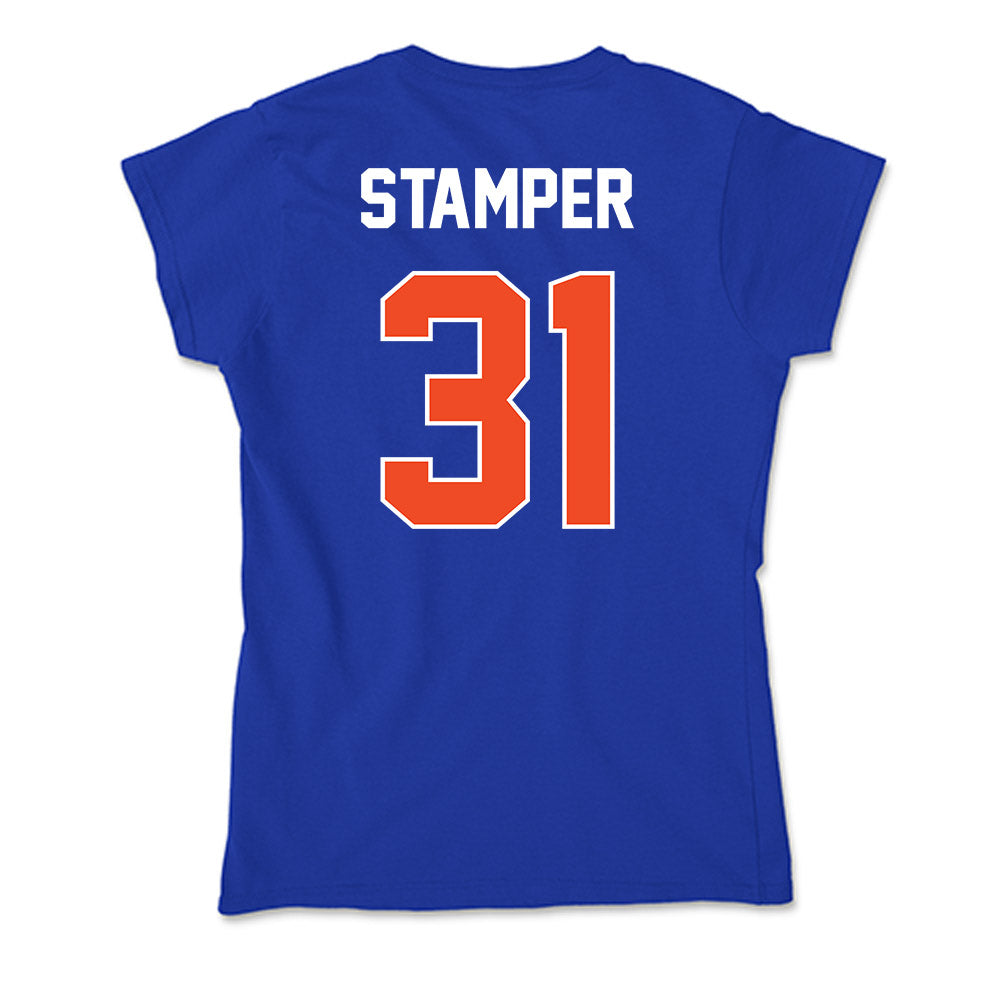 Boise State - NCAA Women's Soccer : Marin Stamper - Soft Style Women’s T-Shirt-1