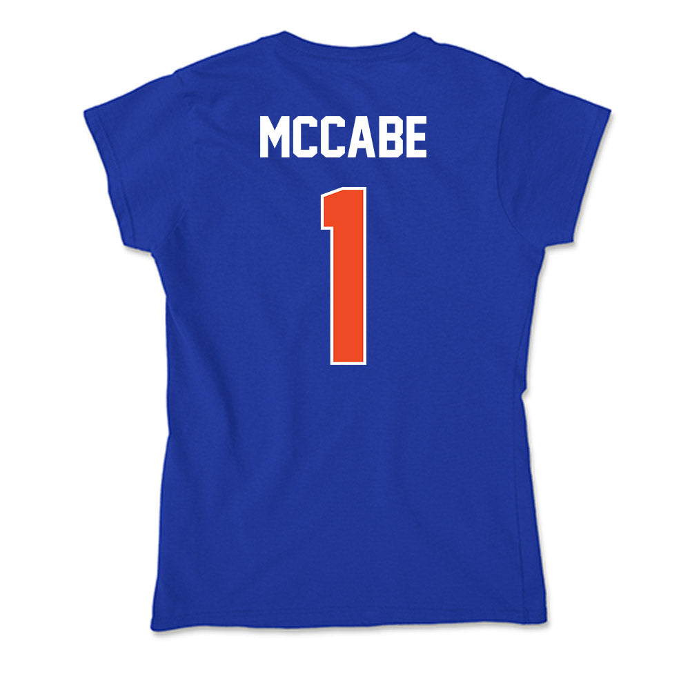 Boise State - NCAA Women's Soccer : Molly McCabe - Soft Style Women’s T-Shirt-1