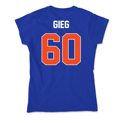 Boise State - NCAA Football : Spencer Gieg - Soft Style Women’s T-Shirt-1