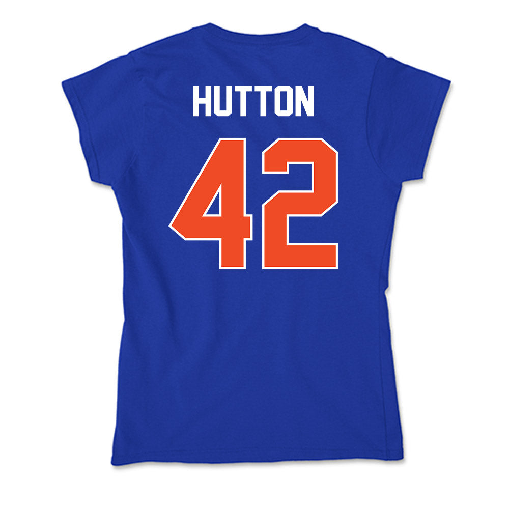 Boise State - NCAA Football : Mason Hutton - Soft Style Women’s T-Shirt-1