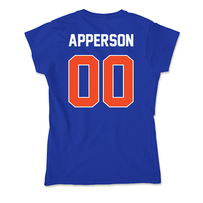 Boise State - NCAA Men's Track & Field : Austen Apperson - Soft Style Women’s T-Shirt-1