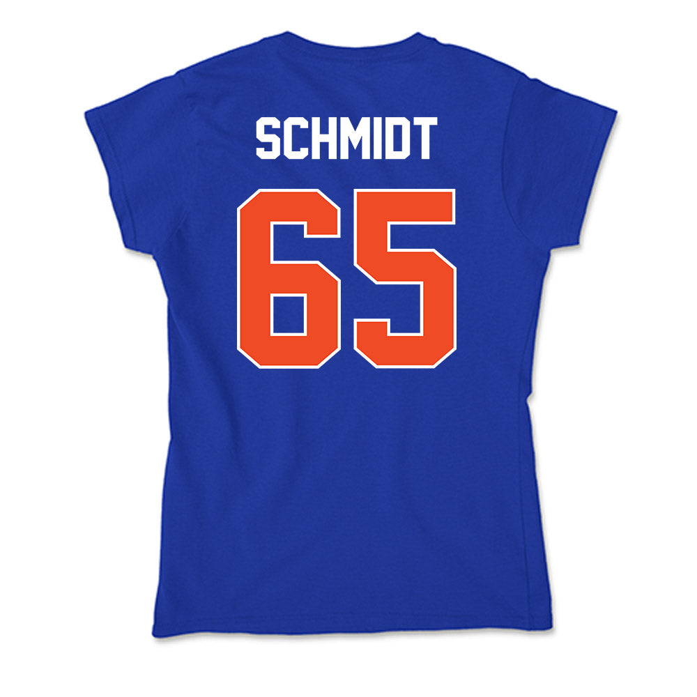 Boise State - NCAA Football : Hall Schmidt - Soft Style Women’s T-Shirt-1