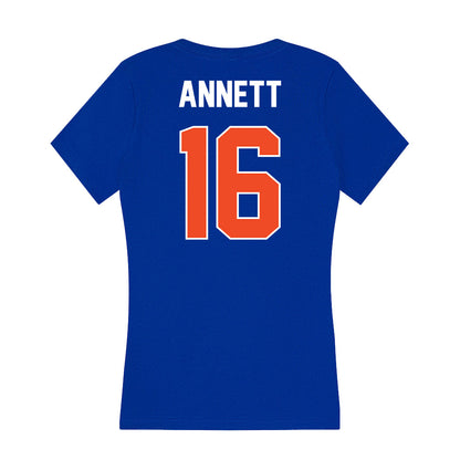 Boise State - NCAA Football : Kaleb Annett - Women's V-Neck T-Shirt-1