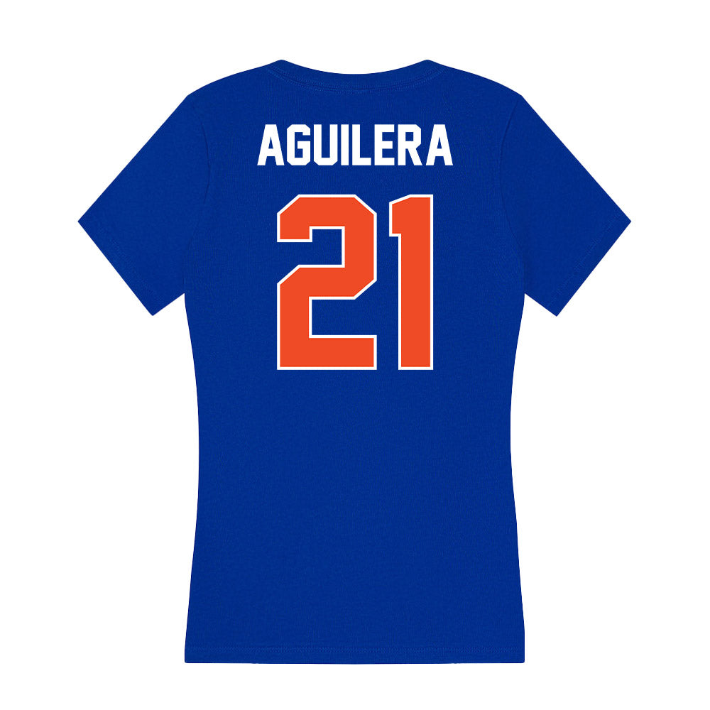 Boise State - NCAA Softball : Madyson Aguilera - Women's V-Neck T-Shirt-1