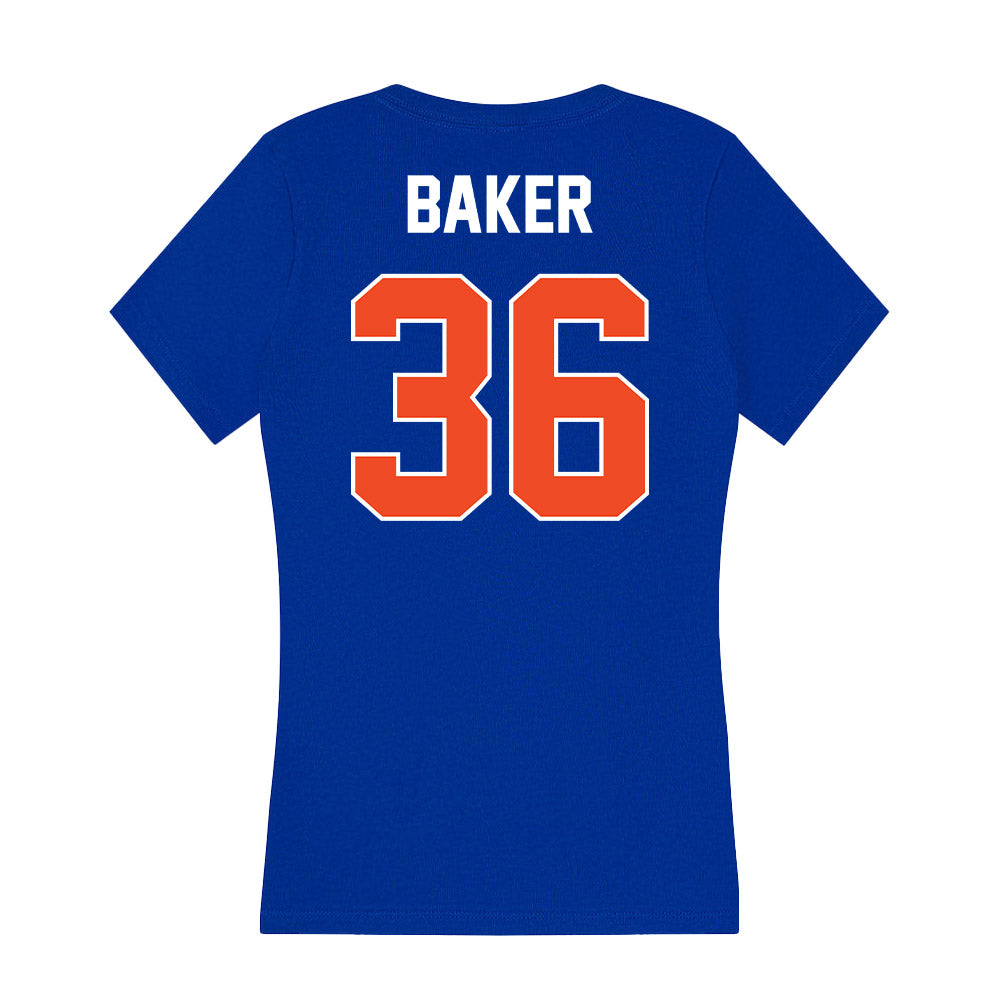 Boise State - NCAA Women's Soccer : Ella Baker - Women's V-Neck T-Shirt-1