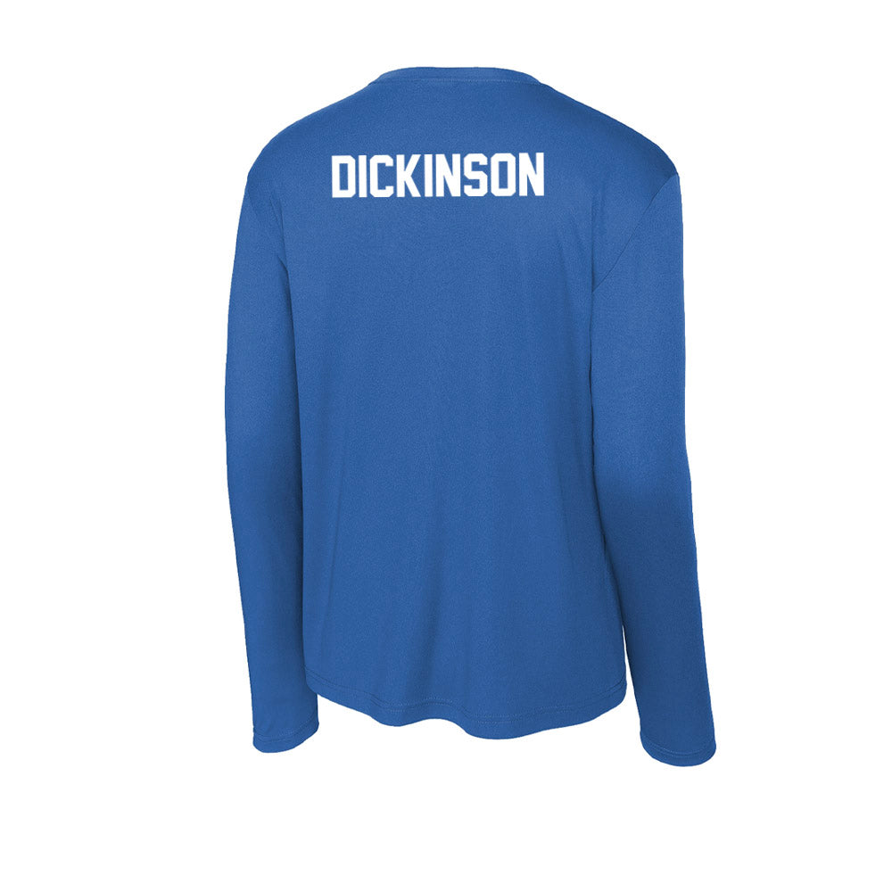 Boise State - NCAA Men's Track & Field : Joshua Dickinson - Activewear Long Sleeve T-Shirt-1
