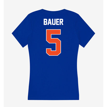 Boise State - NCAA Softball : Olivia Bauer - Women's V-Neck T-Shirt-1