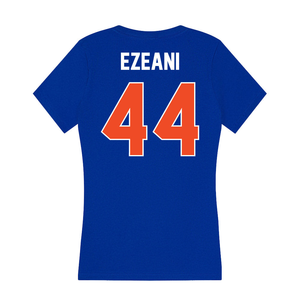 Boise State - NCAA Football : Udoka Ezeani - Women's V-Neck T-Shirt-1