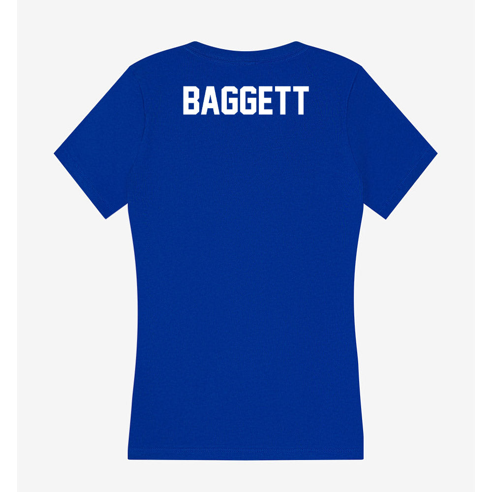Boise State - NCAA Men's Track & Field : Braylon Baggett - Women's V-Neck T-Shirt-1