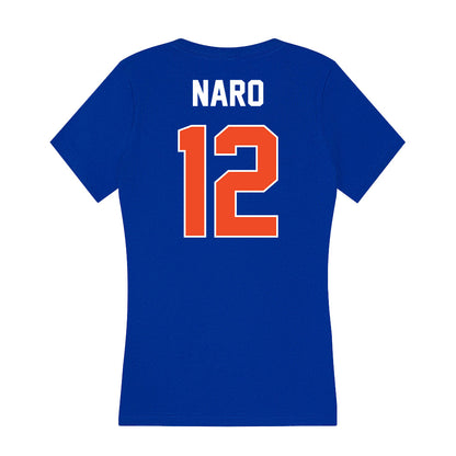 Boise State - NCAA Women's Basketball : Mary Kay Naro - Women's V-Neck T-Shirt-1