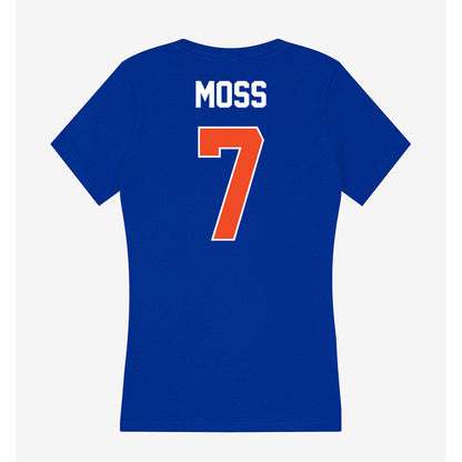 Boise State - NCAA Beach Volleyball : Addison Moss - Women's V-Neck T-Shirt-1