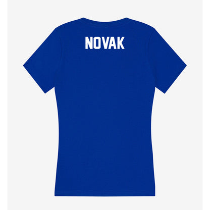 Boise State - NCAA Women's Track & Field : Nanette Novak - Women's V-Neck T-Shirt-1