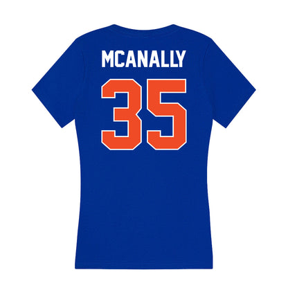 Boise State - NCAA Softball : Leah Mcanally - Women's V-Neck T-Shirt-1