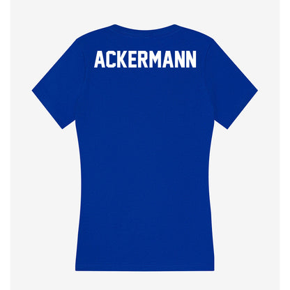 Boise State - NCAA Women's Track & Field : Hanna Ackermann - Women's V-Neck T-Shirt-1