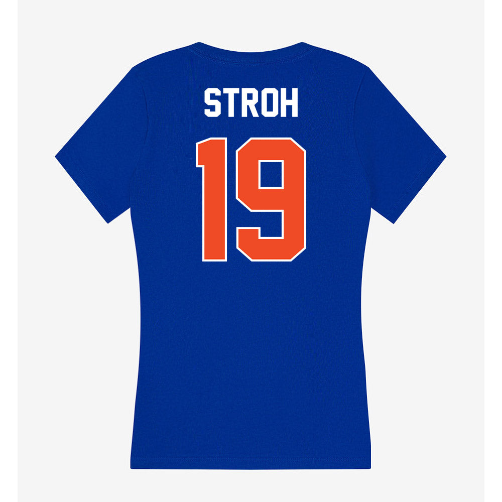 Boise State - NCAA Softball : Skylar Stroh - Women's V-Neck T-Shirt-1