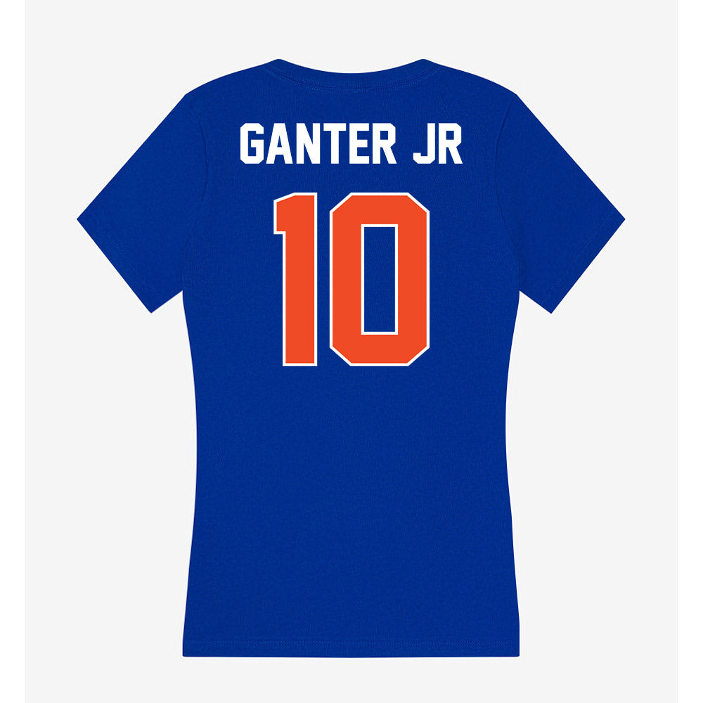 Boise State - NCAA Football : Derek Ganter Jr - Women's V-Neck T-Shirt-1