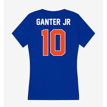 Boise State - NCAA Football : Derek Ganter Jr - Women's V-Neck T-Shirt-1