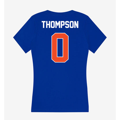 Boise State - NCAA Women's Basketball : Tatum Thompson - Women's V-Neck T-Shirt-1