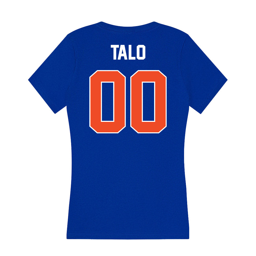 Boise State - NCAA Football : JJ Talo - Women's V-Neck T-Shirt-1