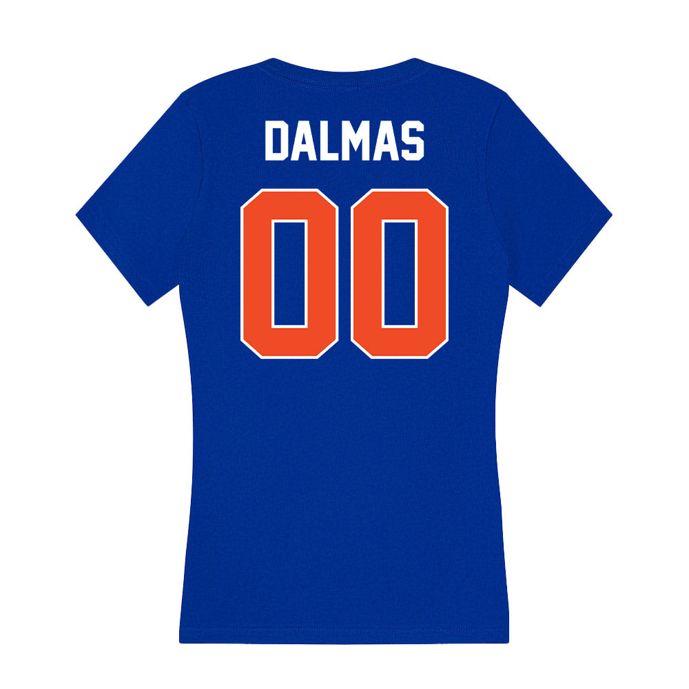 Boise State - NCAA Football : Jonah Dalmas - Women's V-Neck T-Shirt-1